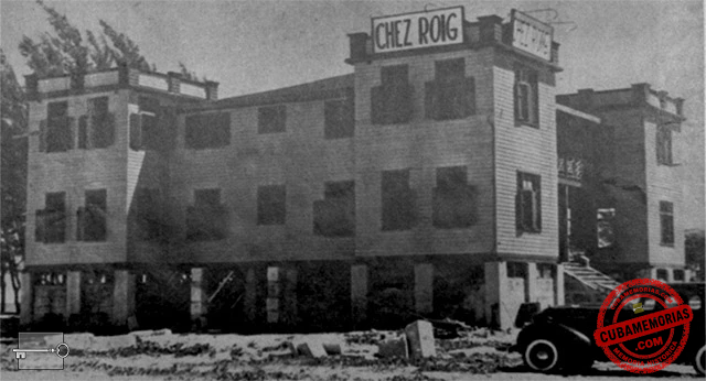 Hotel Chez Roig en la playa de Varadero, fotografiado días antes de concluir su construcción.