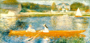 La Seine à Asnières dit La Yole, Pierre-Auguste Renoir vers 1879 (National Gallery).