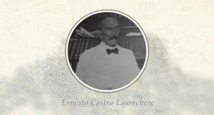 Dr. Ernesto Castro Lajonchere registrador de la propiedad en Cárdenas (Ca. 1924).