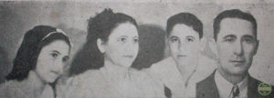 José A. Naranjo Sotolongo y su esposa Juana Rosa Morales, sus hijos Pepín y Rosalina.