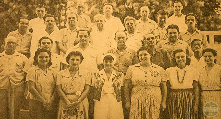 Miembros de la Cámara de Comercio de Varadero (Ca. 1941).