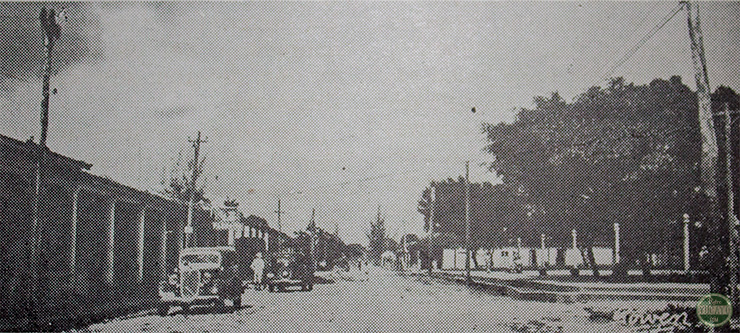 Calle Maceo en la cabecera del Término Municipal de Martí (1942).