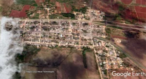 Poblado de Coliseo en la provincia de Matanzas, Cuba (Cortesía de Google Earth).