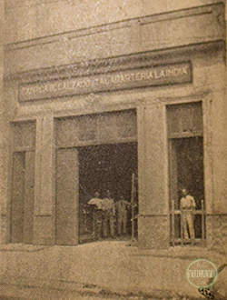 Exterior de la Fábrica de Calzado La India [1923].