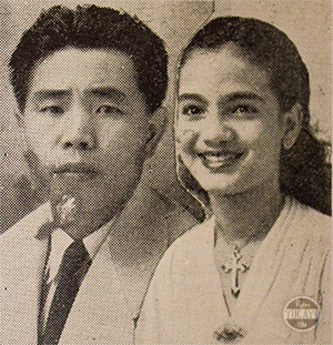 Juan Chou y su hija Eunice Chou (Ca.1941).