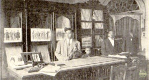 Interior de la Sastrería El Estilo de Eladio González [Ca. 1917].