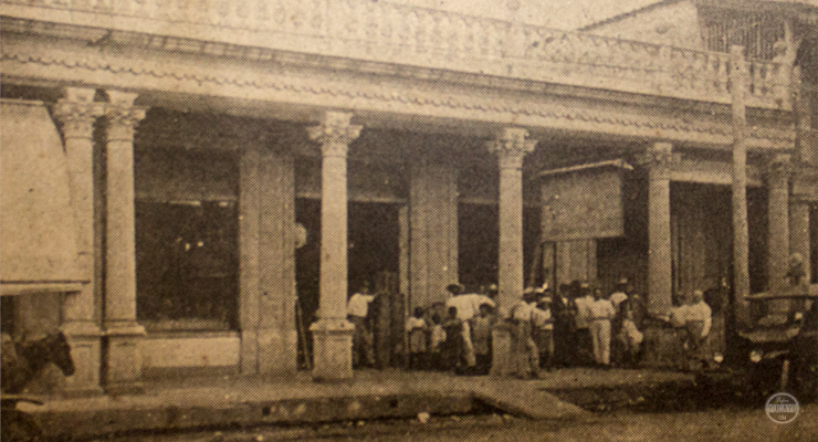 Hotel La Lonja de Perico propiedad de Francisco López hacia 1923.