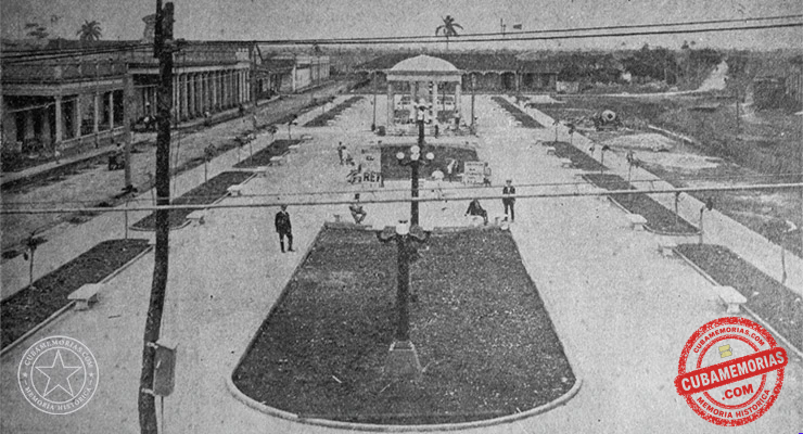 Parque La Libertad en el término municipal de Perico, hacia 1924.