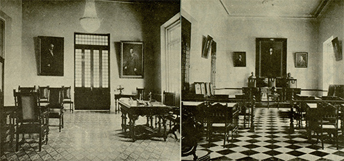 Despacho del Gobernador Provincial de Matanzas y Salón de sesiones del Consejo (Ca. 1925)