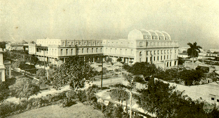 Vista general del Colegio de La Salle en el Vedado, Habana (Ca. 1925).