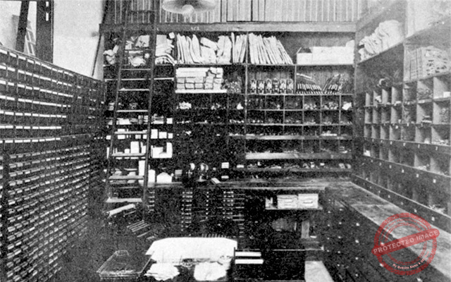 The National Cash Register Co. Almacén de piezas de repuesto (Ca. 1925).