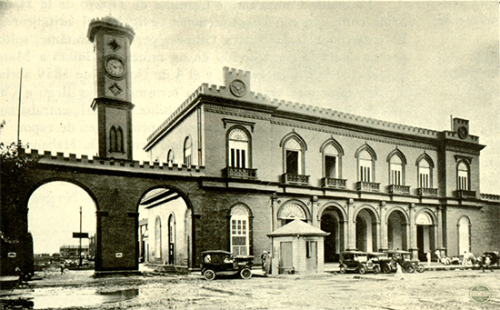 Estación de la Compañía del Ferrocarril de Cárdenas (Ca. 1925).