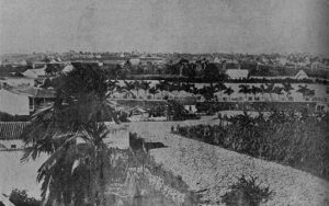 Vista panorámica de la Vega Hoyo de Monterrey (Ca. 1918).