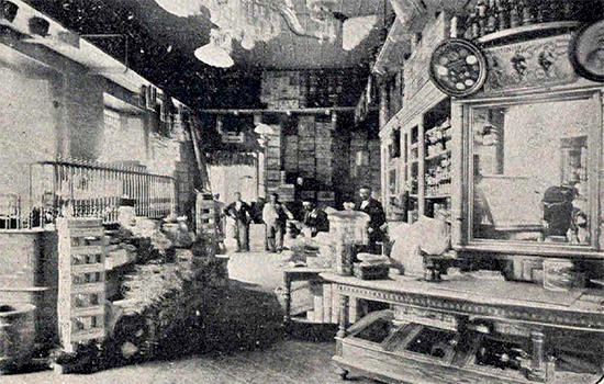 Interior de la Casa de Torregrosa, Habana (Ca. 1899) Foto de Gómez Carrera).