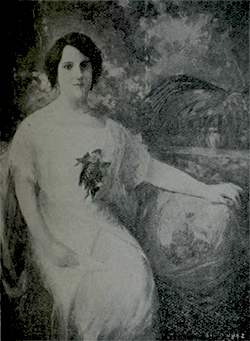 Retrato tamaño natural de la Srta. Mercedes Fortún y Fortún de Matanzas, 1914.