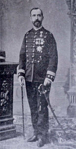 Coronel Antonio López de Haro. Regimiento María Cristina, Matanzas, Ca. 1895.