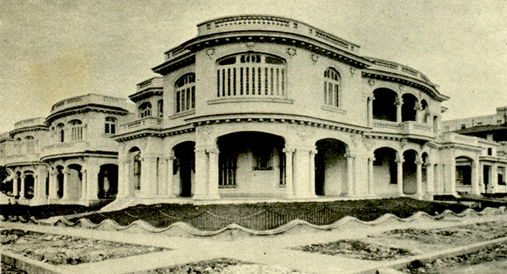 Casas terminadas por las construcciones Max Borges en 21 y M, Vedado (Ca. 1925).
