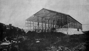 Aspecto de los talleres de Fundición de Matías Ruiz en Caibarién (Ca. 1916).