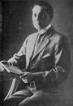 Rogelio González. Inspector técnico del distrito escolar, poeta distinguido.