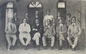 Directivos de la Sociedad El Liceo de Jagüey Grande (Ca. 1924).