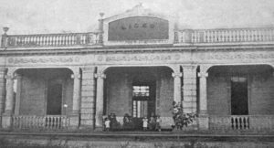 Edificio de la Sociedad El Liceo de Jagüey Grande (Ca. 1924).