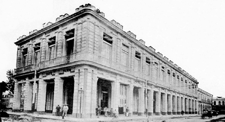 Gran Hotel París en Zulueta 85, Habana (Ca. 1912).