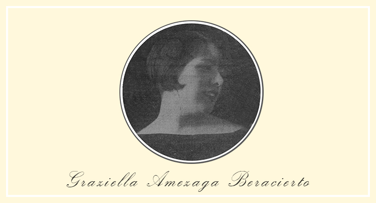 Graziella Amezaga Beracierto (Ca. 1929).