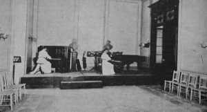 Conservatorio Nacional de Música. Salón de Estudio (Ca. 1904).