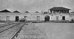 Almacenes de depósito y muelle de Arechabala (Ca. 1900).