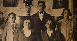 Doctor y Alcalde municipal de Carlos Rojas Juan Francisco Pereira y su familia (Ca. 1924).