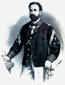 Félix González Torres, capitán de artillería de los voluntarios de Matanzas.