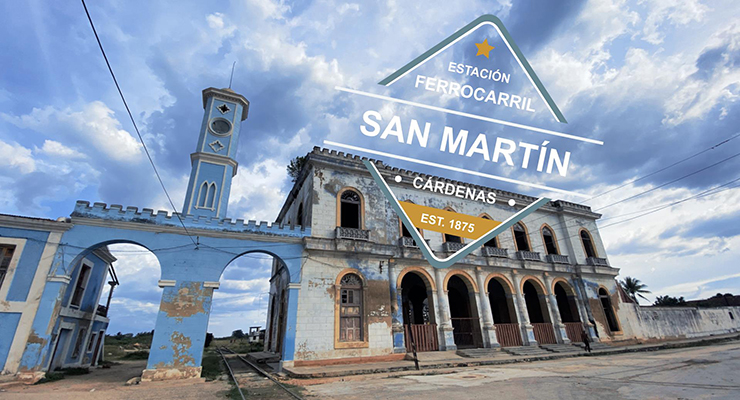 Estación del Ferrocarril  San Martín en Cárdenas, Matanzas (Marzo 2024).