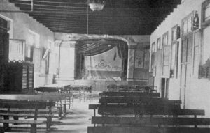 Pinar del Río. Salón de actos del Colegio de los Escolapios. (El Fígaro 1918).