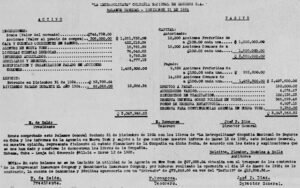 La Metropolitana Compañía Nacional de Seguros S. A. Balance General Diciembre 31, 1924.