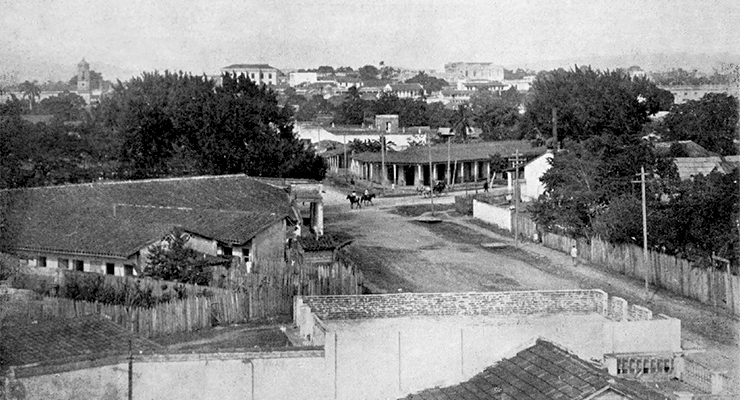 Pinar del Río. Vista general de la ciudad (El Fígaro, 1918).