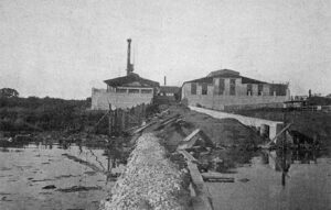Matadero Industrial de la Habana - Muelle en construcción (Ca. 1909).