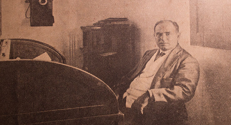 Agustín Gronlier Sardiñas alcalde municipal de Manguito (Ca. 1924).