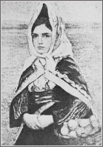 La niña de las manzanas una obra de Manuel Mantilla Béjar.