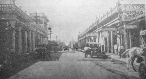 Calle Martí en el antiguo Término de Manguito antes Palmillas de la provincia de Matanzas (Ca, 1924)