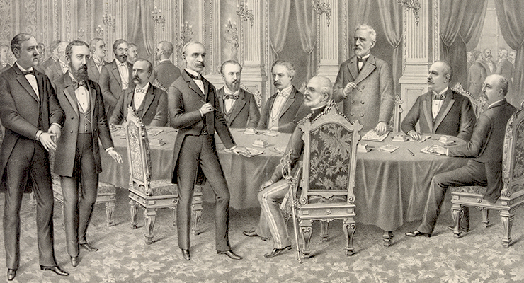 Tratado de Paz Hispano Americano de París en 10 diciembre 1898 (Cortesía de la Librería del Congreso).