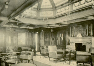Vapor Holsatia salón de fumar (Ca. 1925).