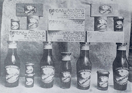 Muestrario de la fábrica de dulces de Pedro y Ca.