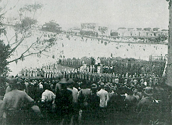 Ejecución en garrote vil el año de 1890.