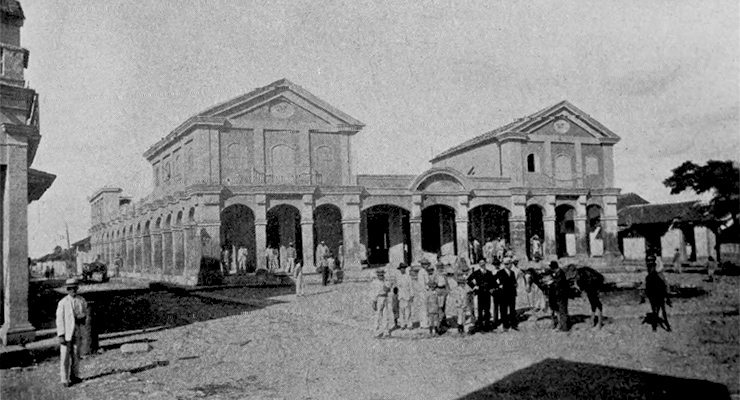 San Julián de Güines - Plaza del Mercado (Ca. 1904).