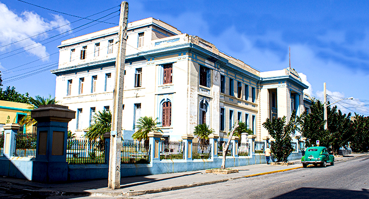 Instituto de Matanzas donde ofreció su conferencia Carlos Trelles el 14 de Abril 1923 (Ca. enero 2019).