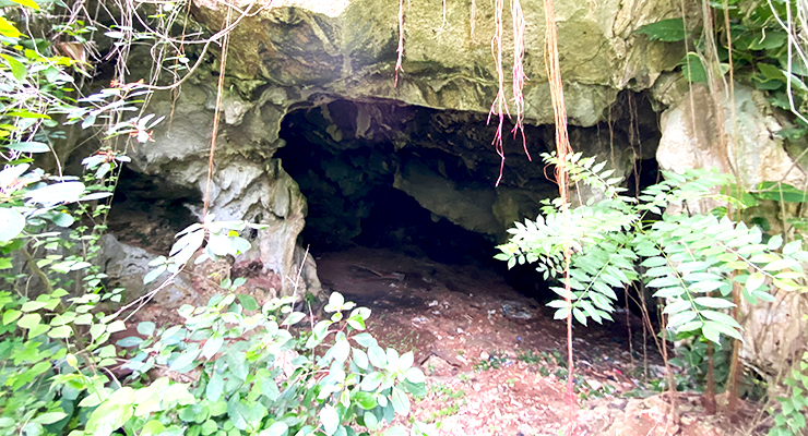 Tradiciones Indias: La Flecha de Oro. Vista de una cueva cercana a Matanzas.