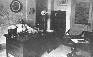 Aquilino F. Ordóñez Schneider gerente de la North British and Mercantile Insurance Company en Cuba (Ca. 1925).