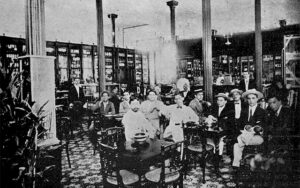 Vista interior de la nueva casa de La Primera de Aguiar (Ca. 1910).