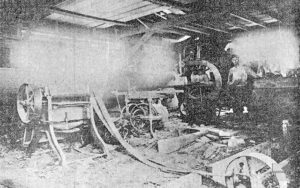 Taller de maquinarias propiedad de Astudillo y Compañía (Ca. 1918)