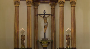 Señor de la Misericordia en el altar mayor de la Catedral de San Carlos Borromeo en la ciudad de Matanzas (Ca. 2019)